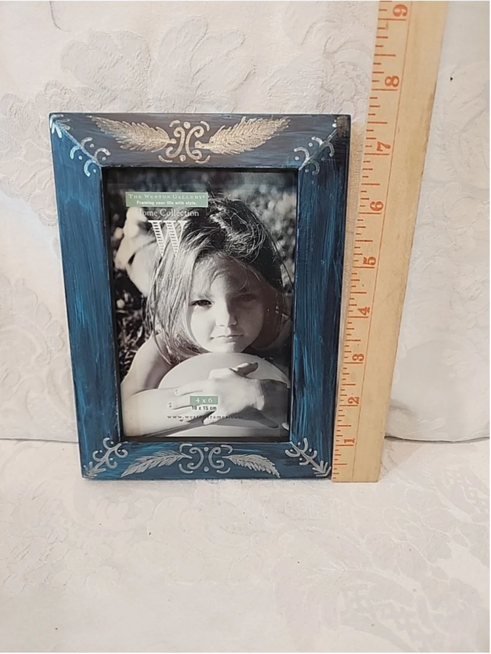 Wooden Picture Frame 4x6 Handpainted